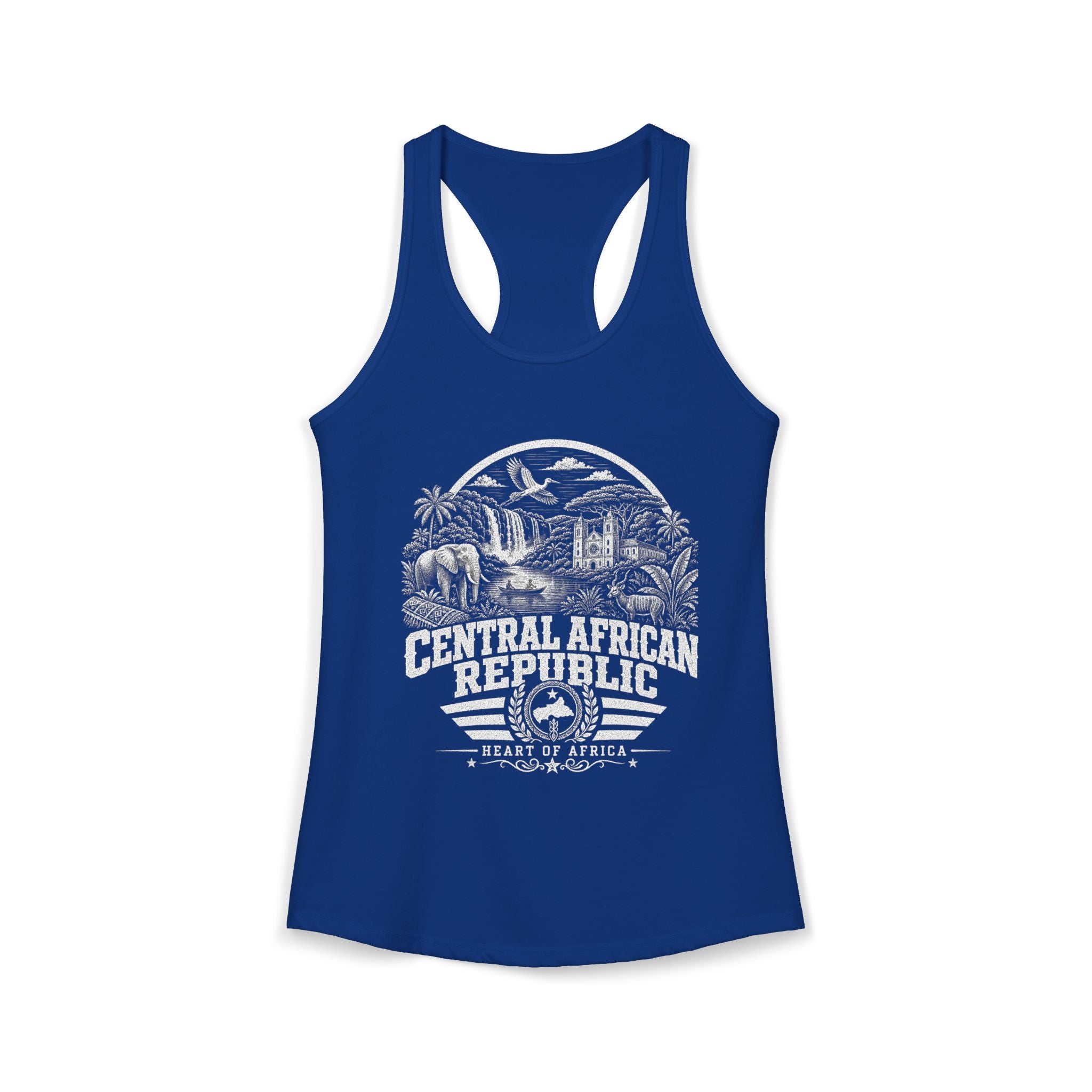 Central African Republic Heart of Africa Women's Tank Top