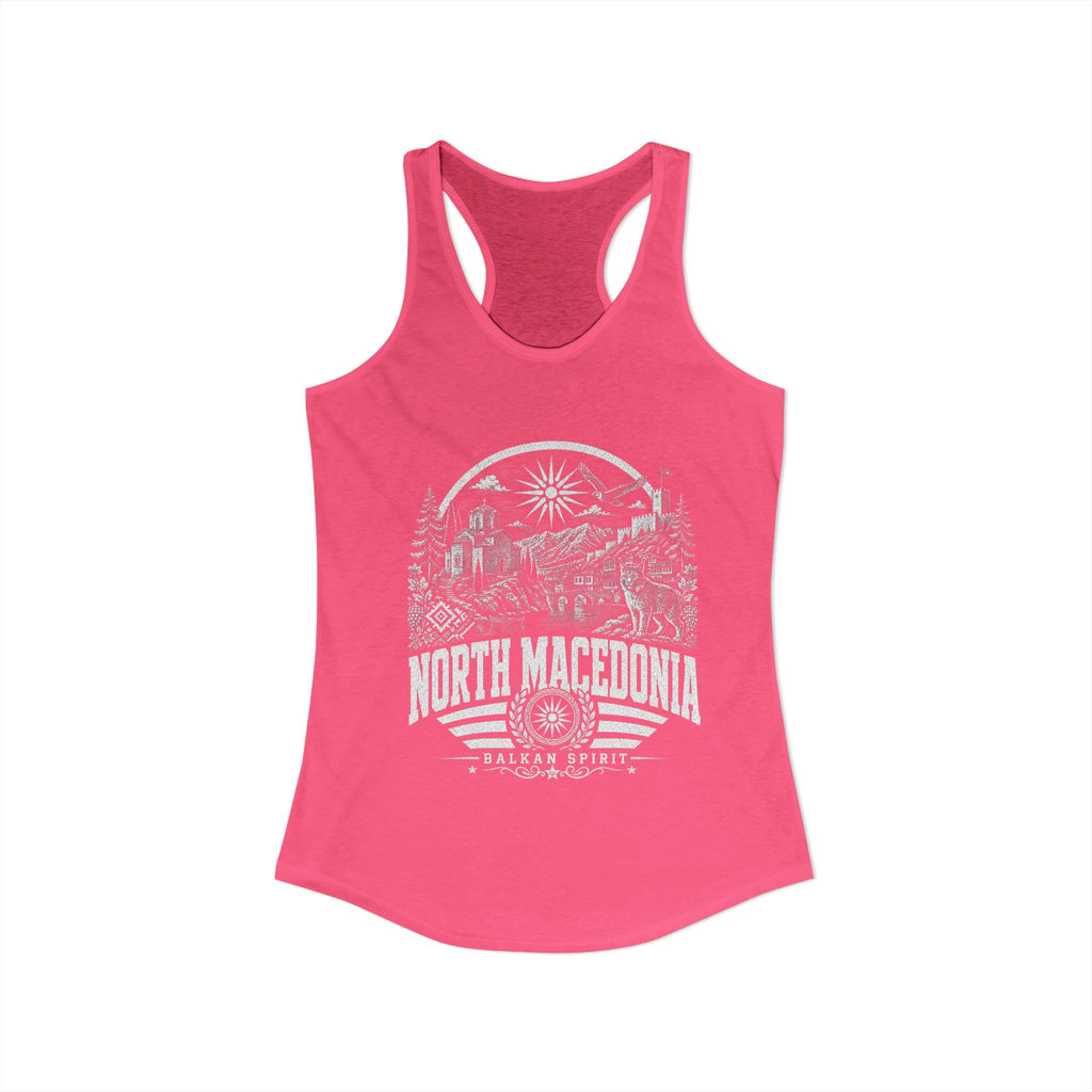 North Macedonia Balkan Spirit Women's Tank Top