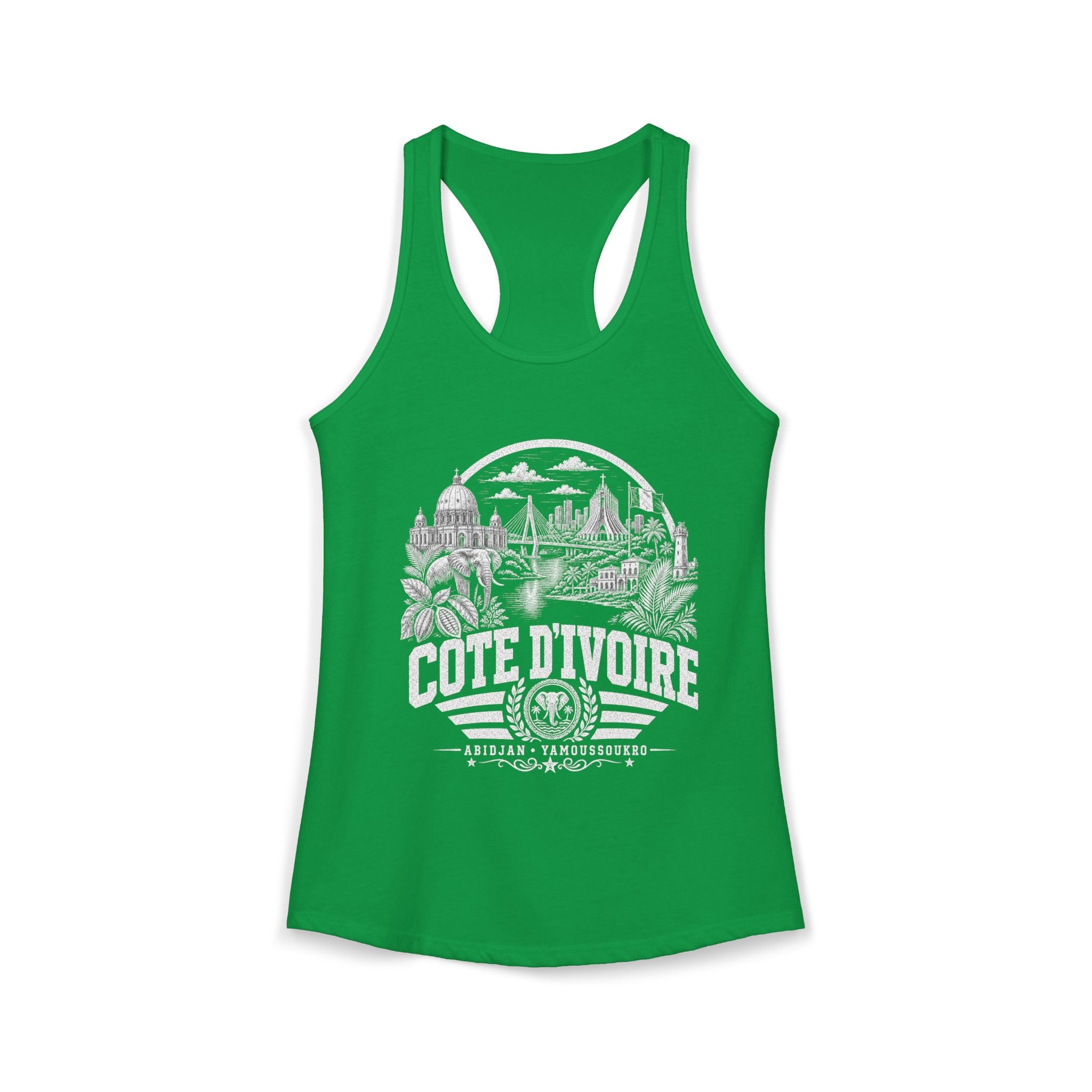 Cote d'Ivoire Land of Elephants Women's Tank Top