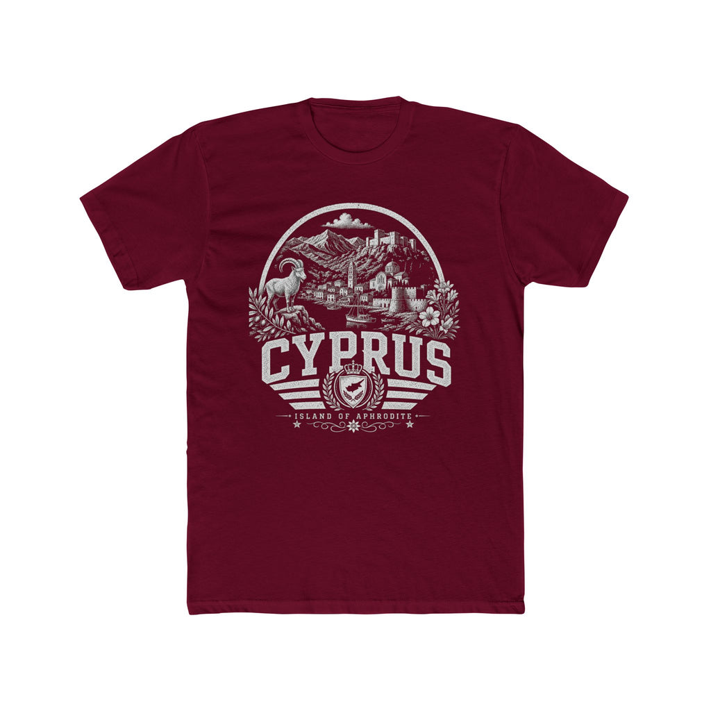Cyprus vintage landmarks men's tee — iconic landmark design | Nameshi Destinations (view 14)