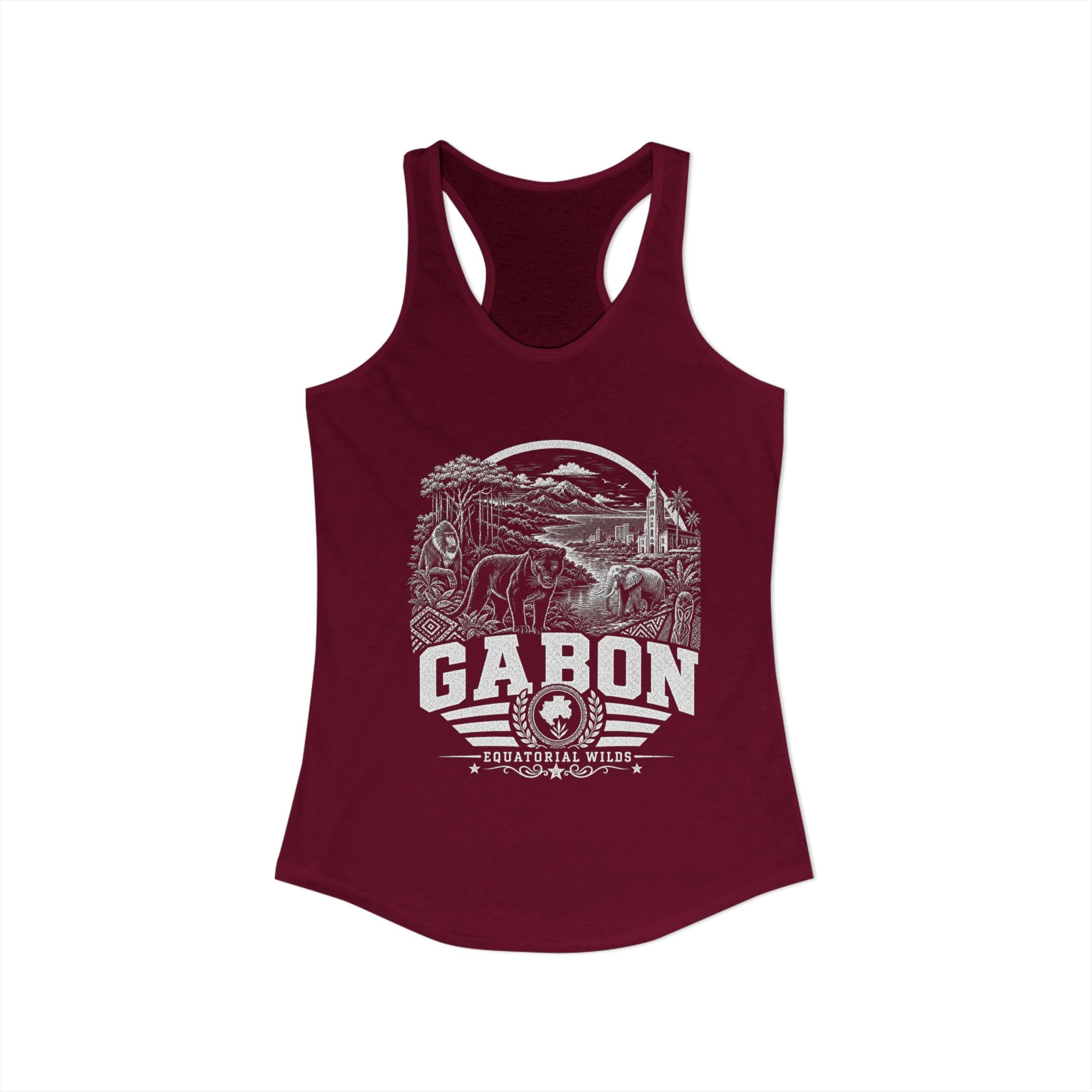 Gabon Equatorial Wilds Women's Tank Top