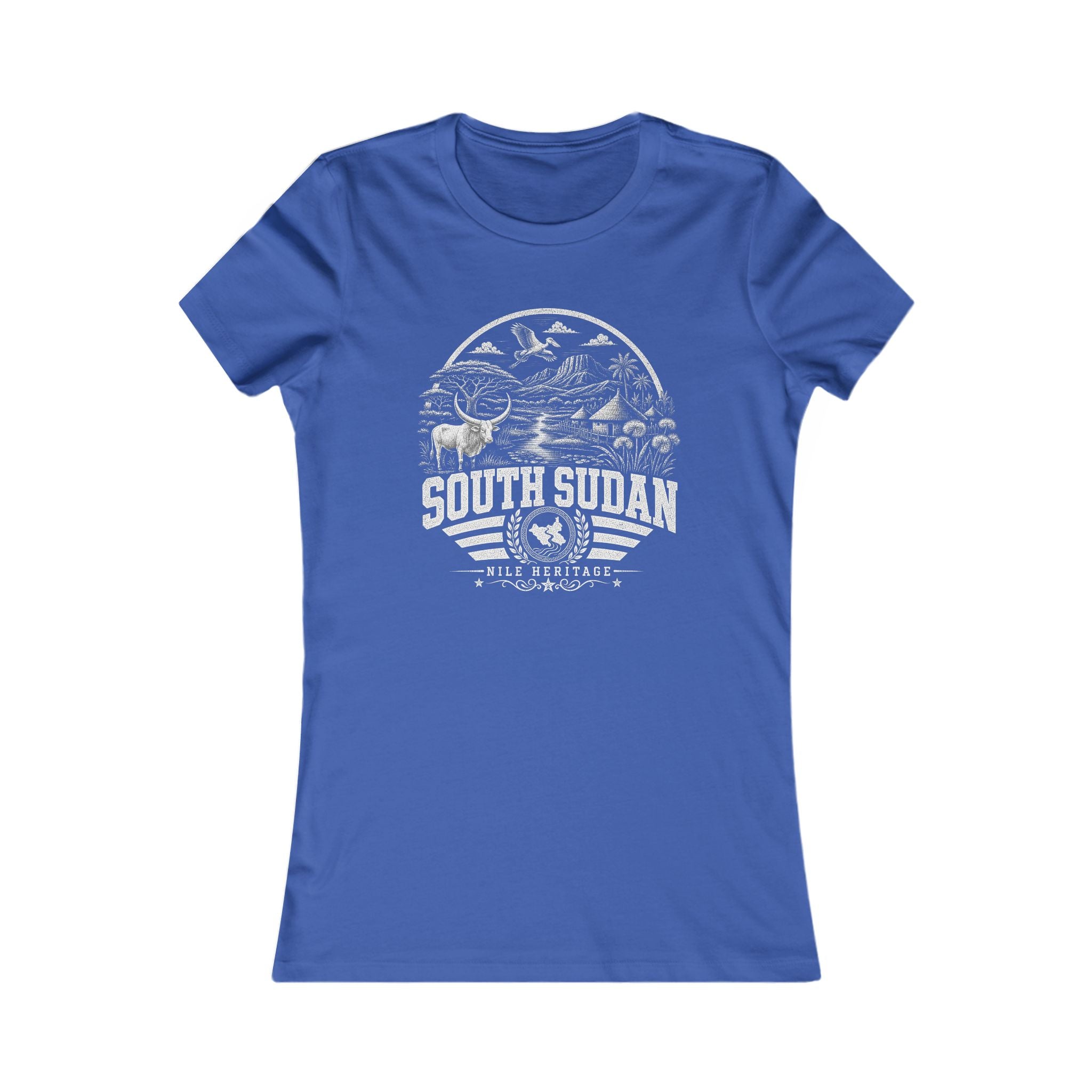 Camiseta Feminina "South Sudan Nile Heritage"