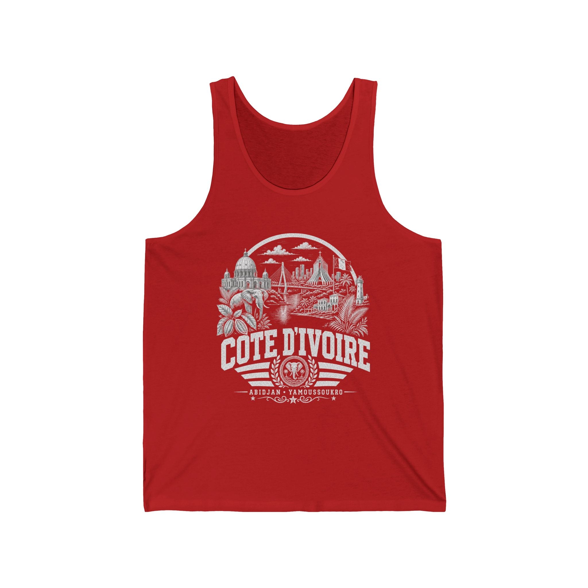 Cote d'Ivoire Land of Elephants Men's Tank Top