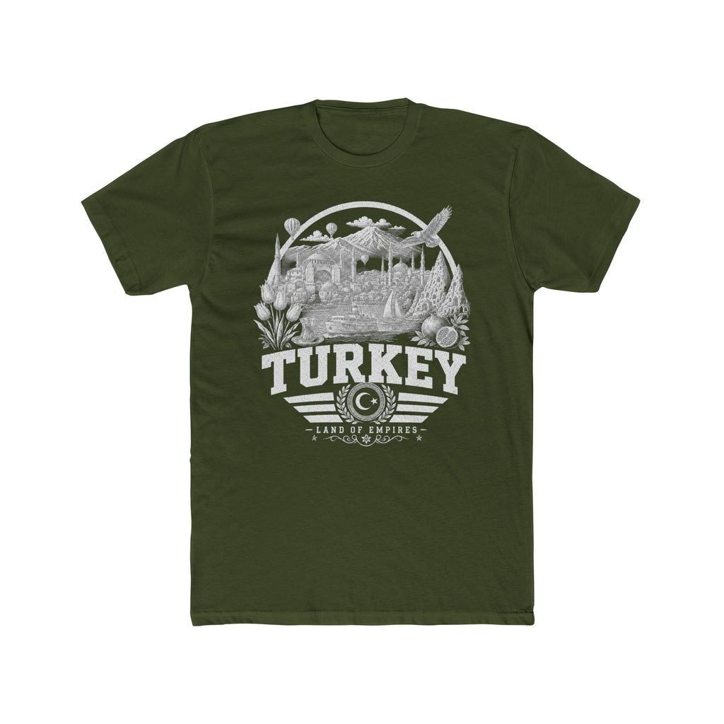 Turkey vintage landmarks men's tee — iconic landmark design | Nameshi Destinations (view 4)