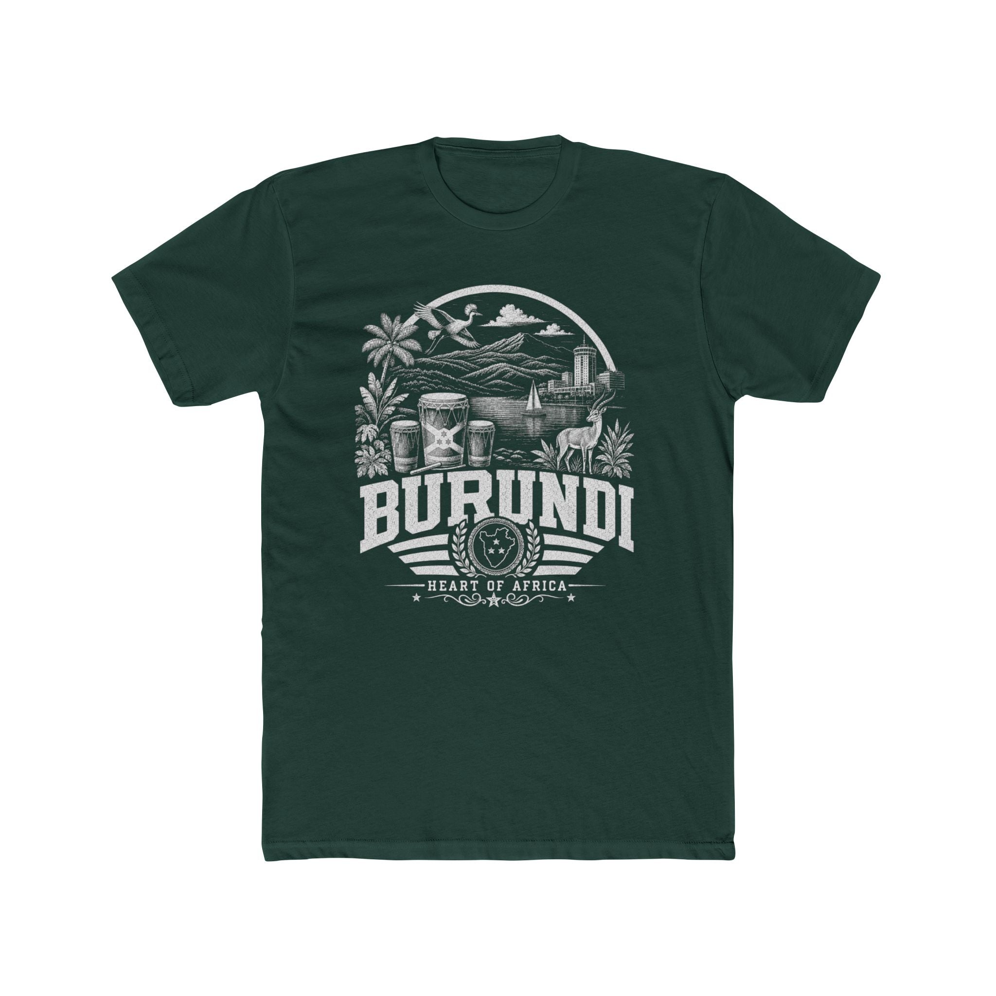Burundi Heart of Africa Men's Tee