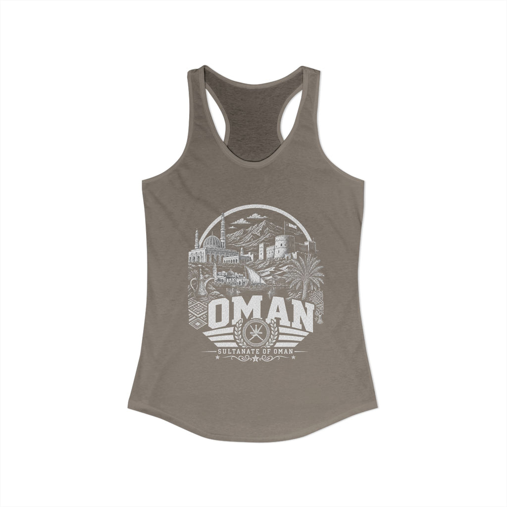 Omán Sultanato de Omán Camiseta sin mangas para mujer