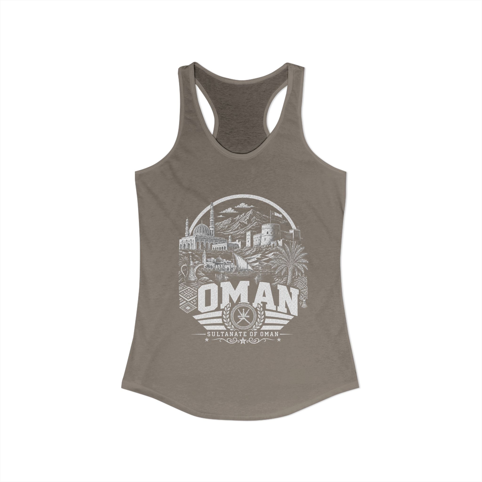 Omán Sultanato de Omán Camiseta sin mangas para mujer