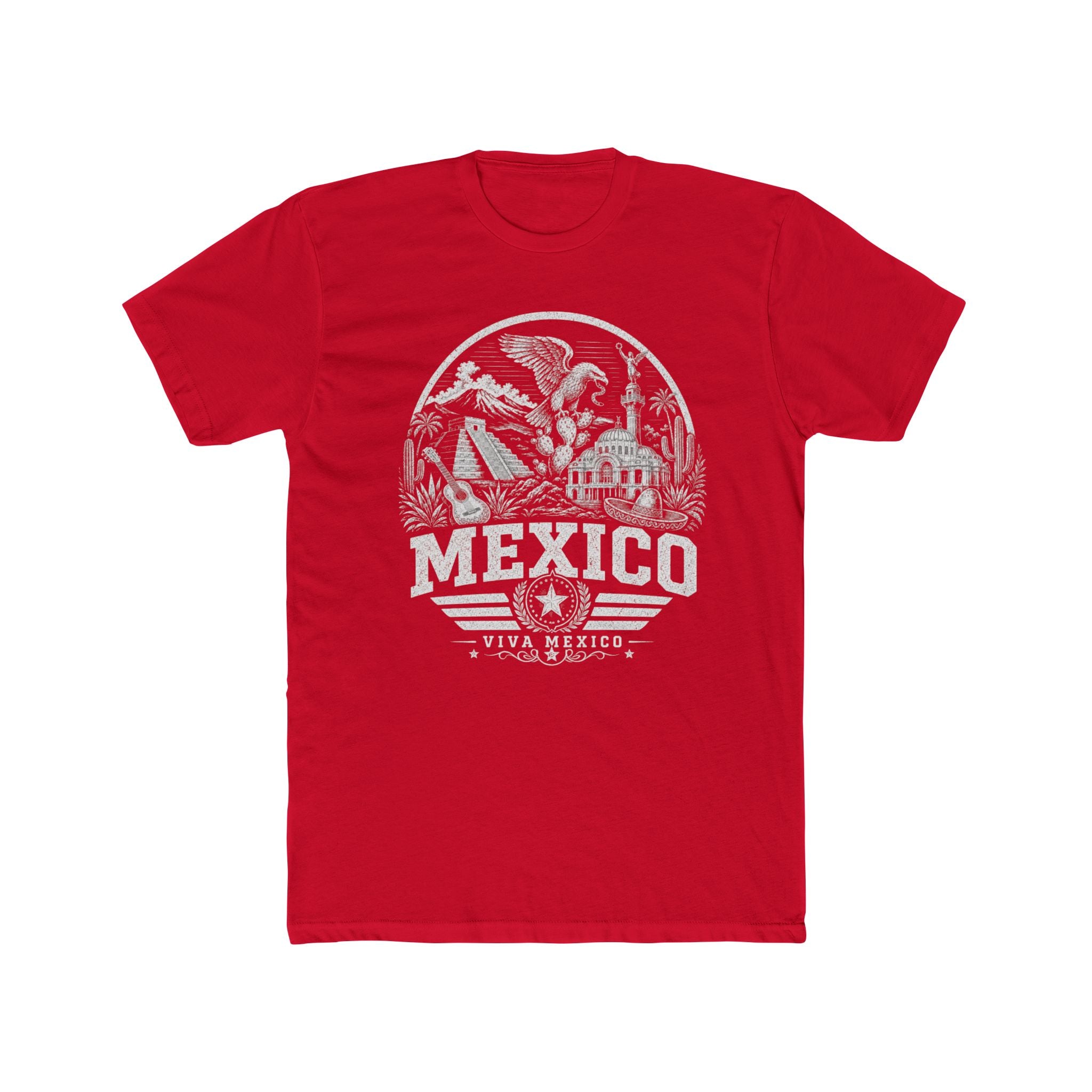 Mexico vintage landmarks men's tee — iconic landmark design | Nameshi Destinations (view 15)