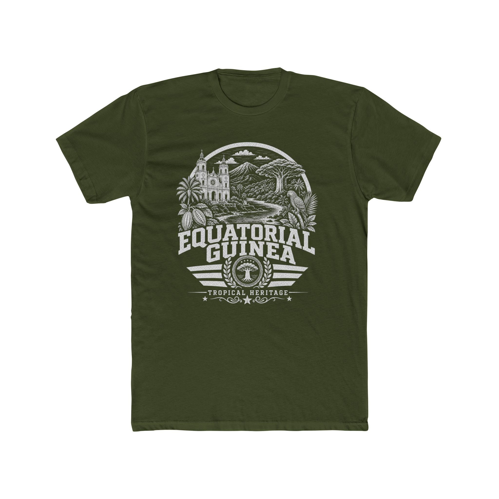 Equatorial Guinea Tropical Heritage Men's Tee