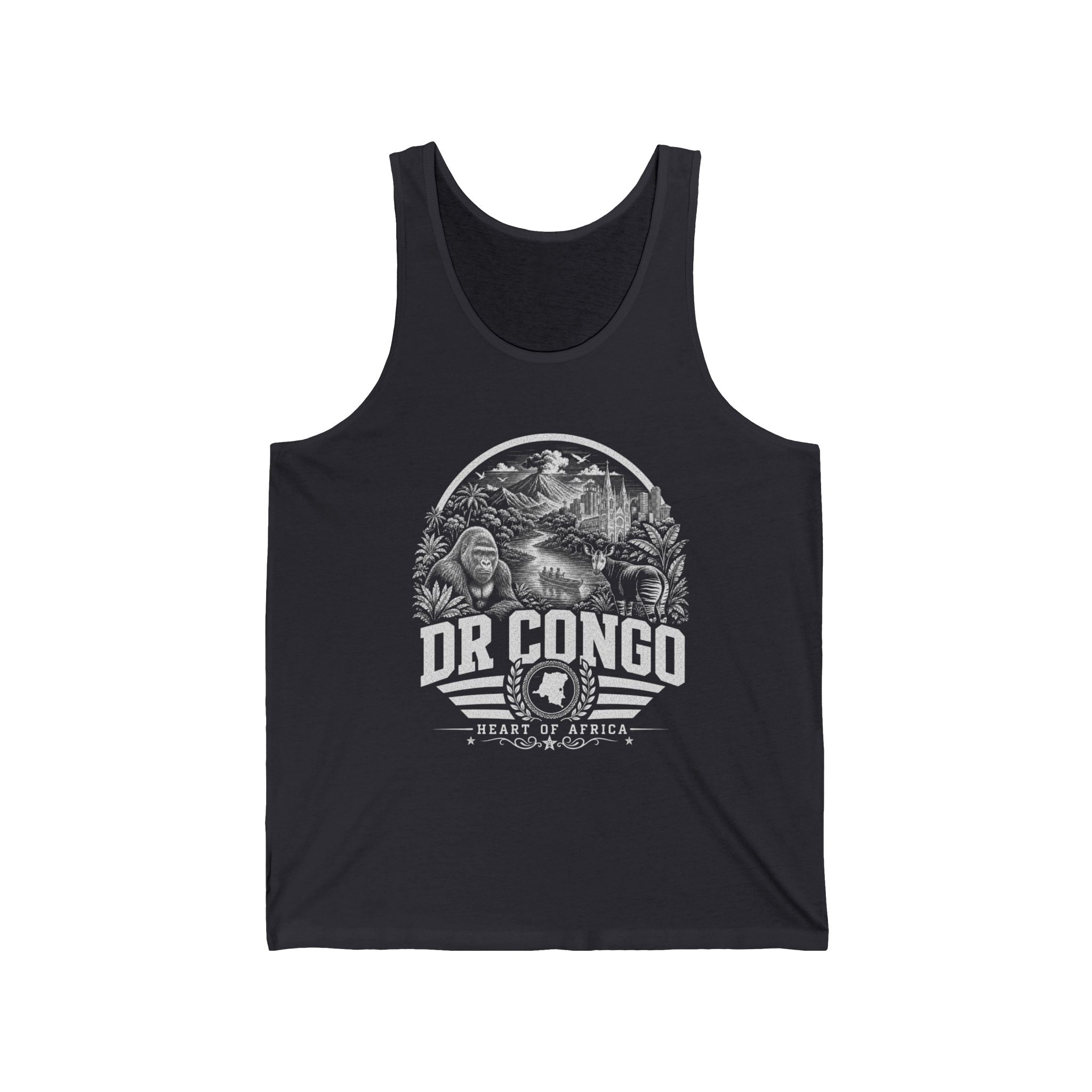 Democratic Republic of the Congo Heart of Africa Men's Tank Top