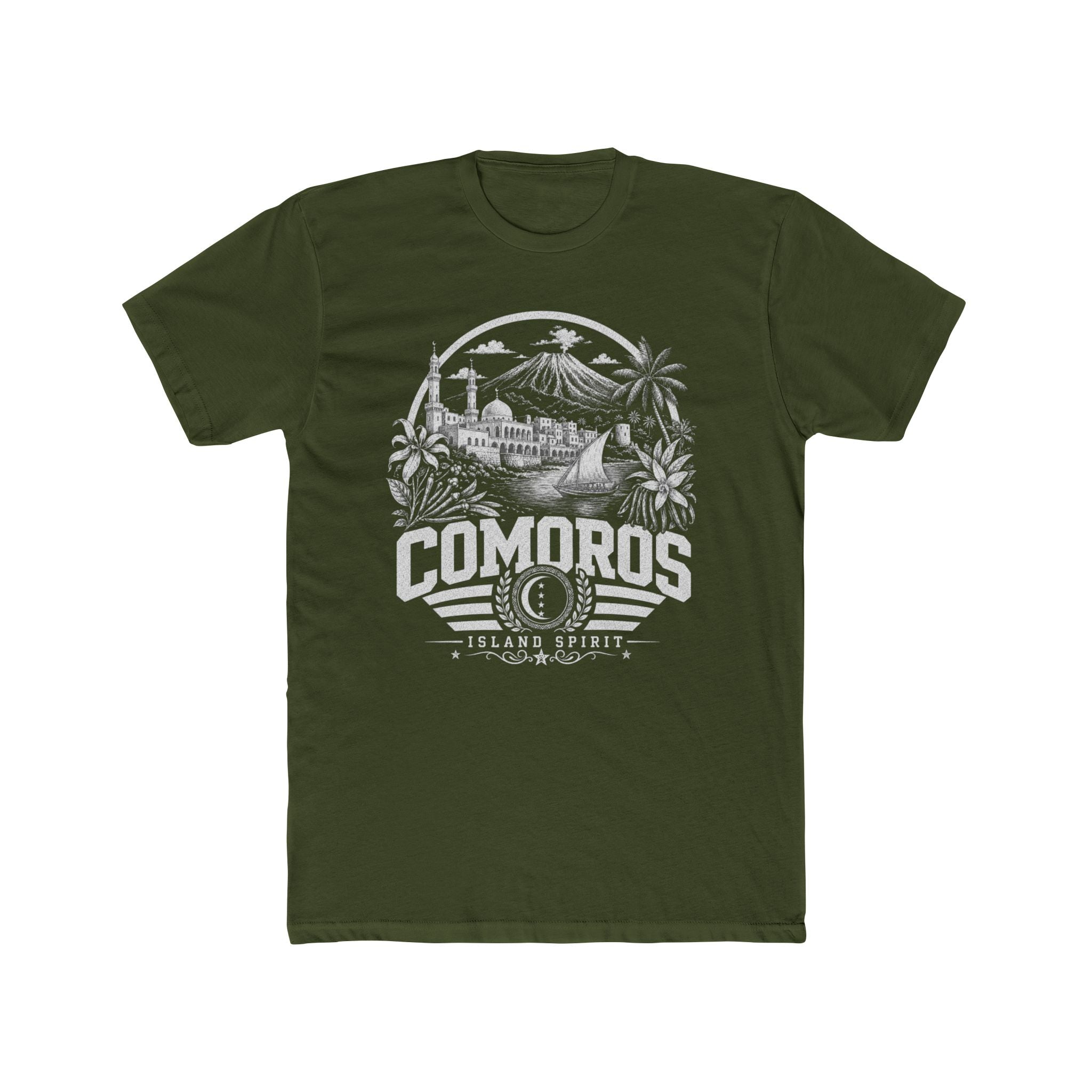 Camiseta Masculina Comoros Island Spirit