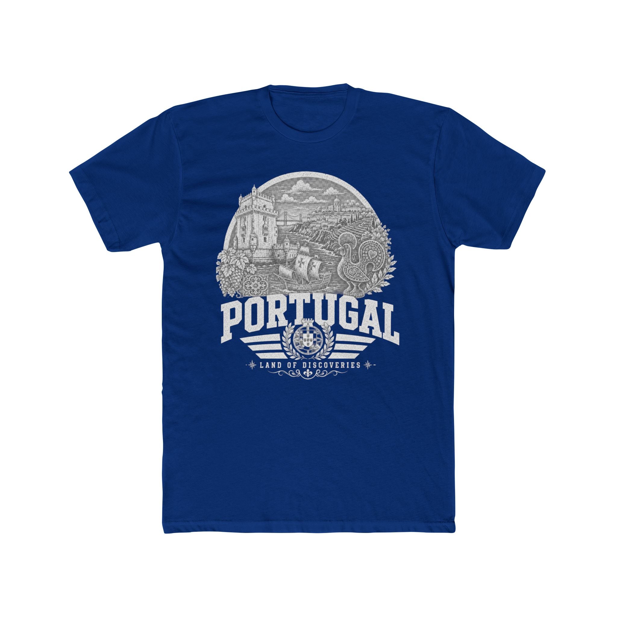 Portugal vintage landmarks men's tee — iconic landmark design | Nameshi Destinations (view 11)
