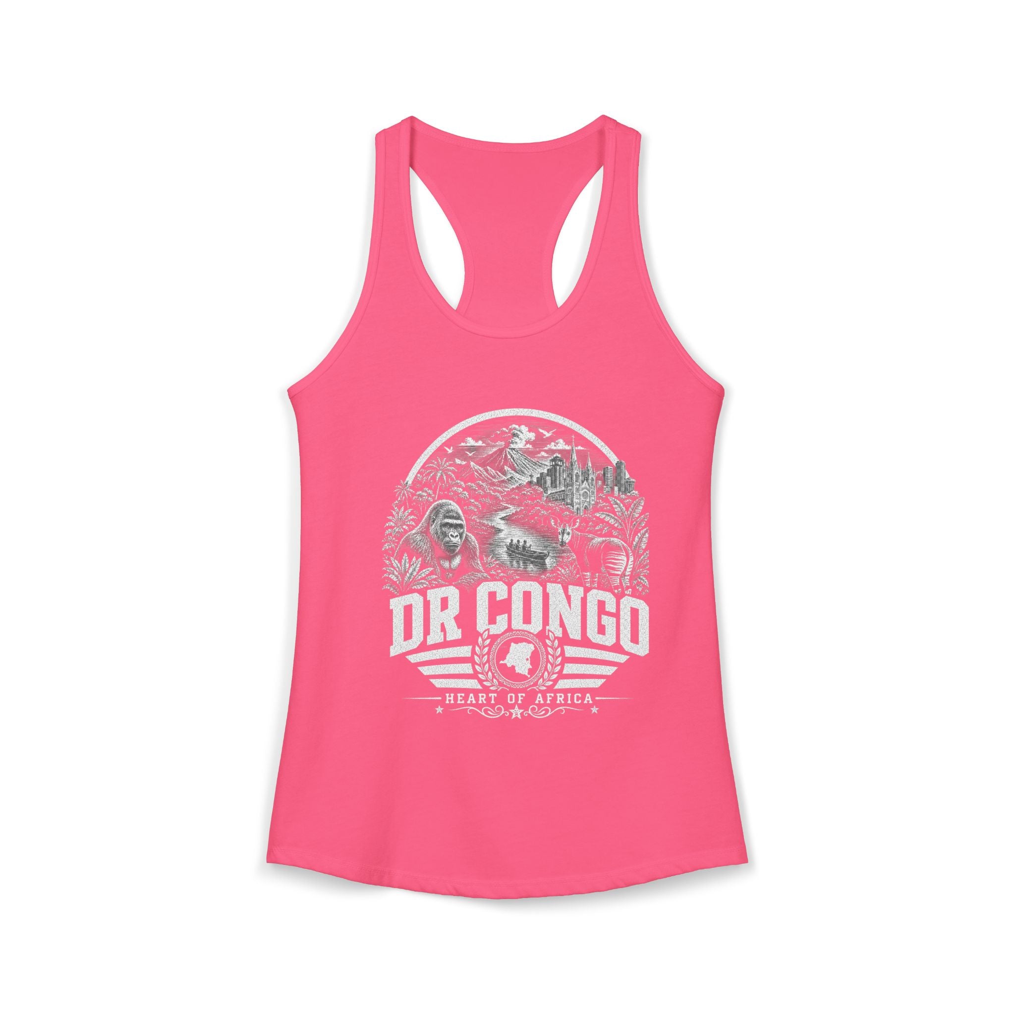 Democratic Republic of the Congo Heart of Africa Women's Tank Top