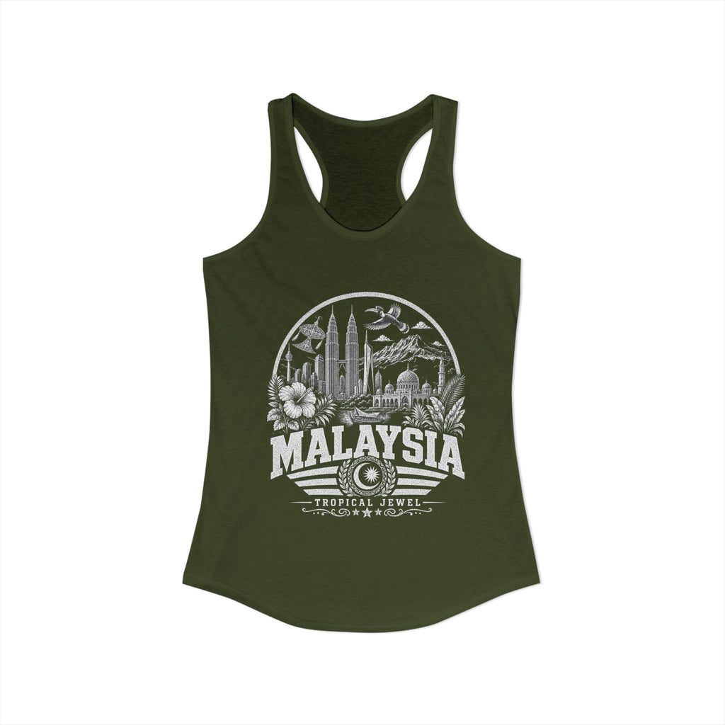 Malaysia Tropical Jewel Women's Tank Top