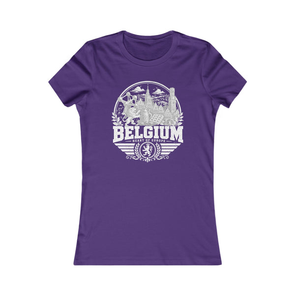 Belgium Heart of Europe Women's Tee