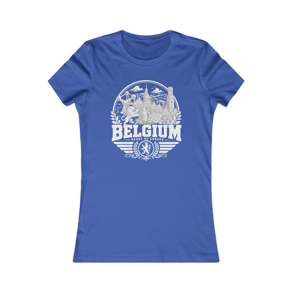 Belgium Heart of Europe Women's Tee