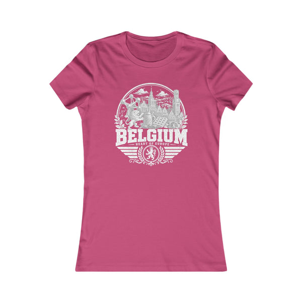 Belgium Heart of Europe Women's Tee