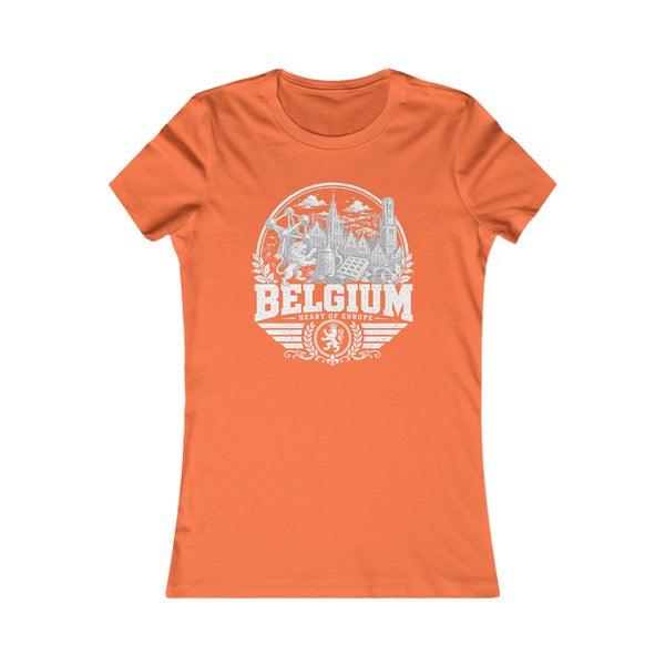 Belgium Heart of Europe Women's Tee