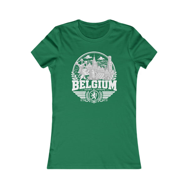 Belgium Heart of Europe Women's Tee
