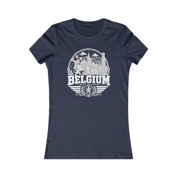 Belgium Heart of Europe Women's Tee