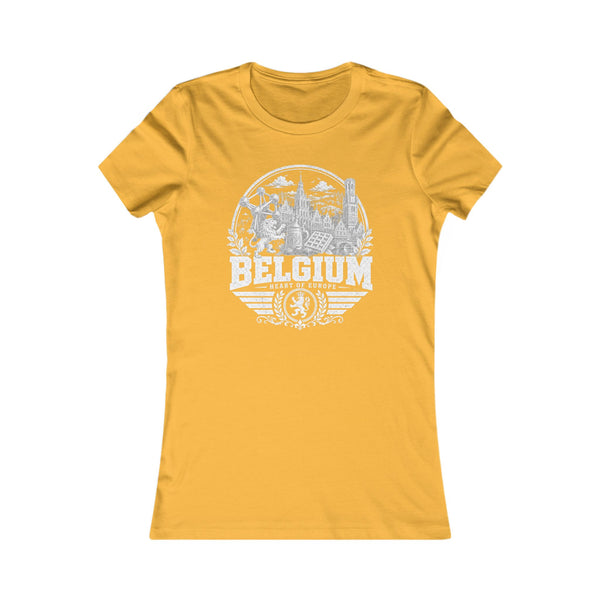 Belgium Heart of Europe Women's Tee