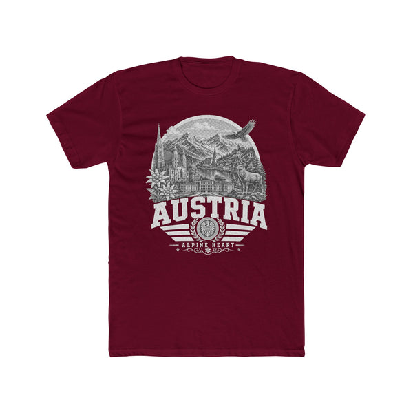 Austria Alpine Heart Men's Tee