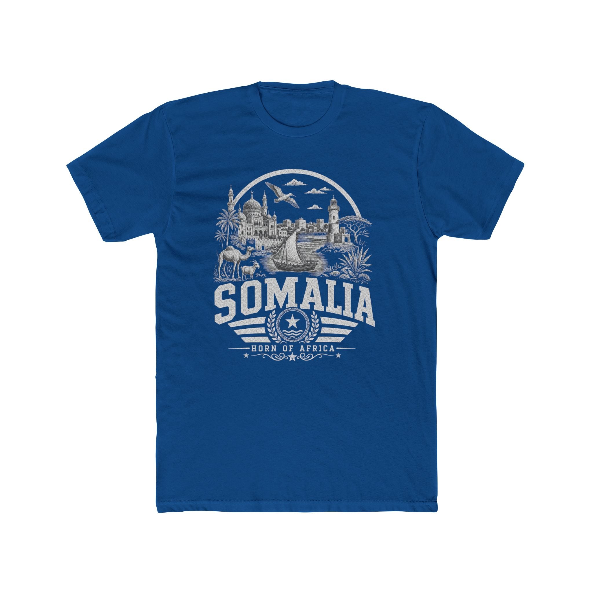 Somália Chifre da África Camiseta Masculina