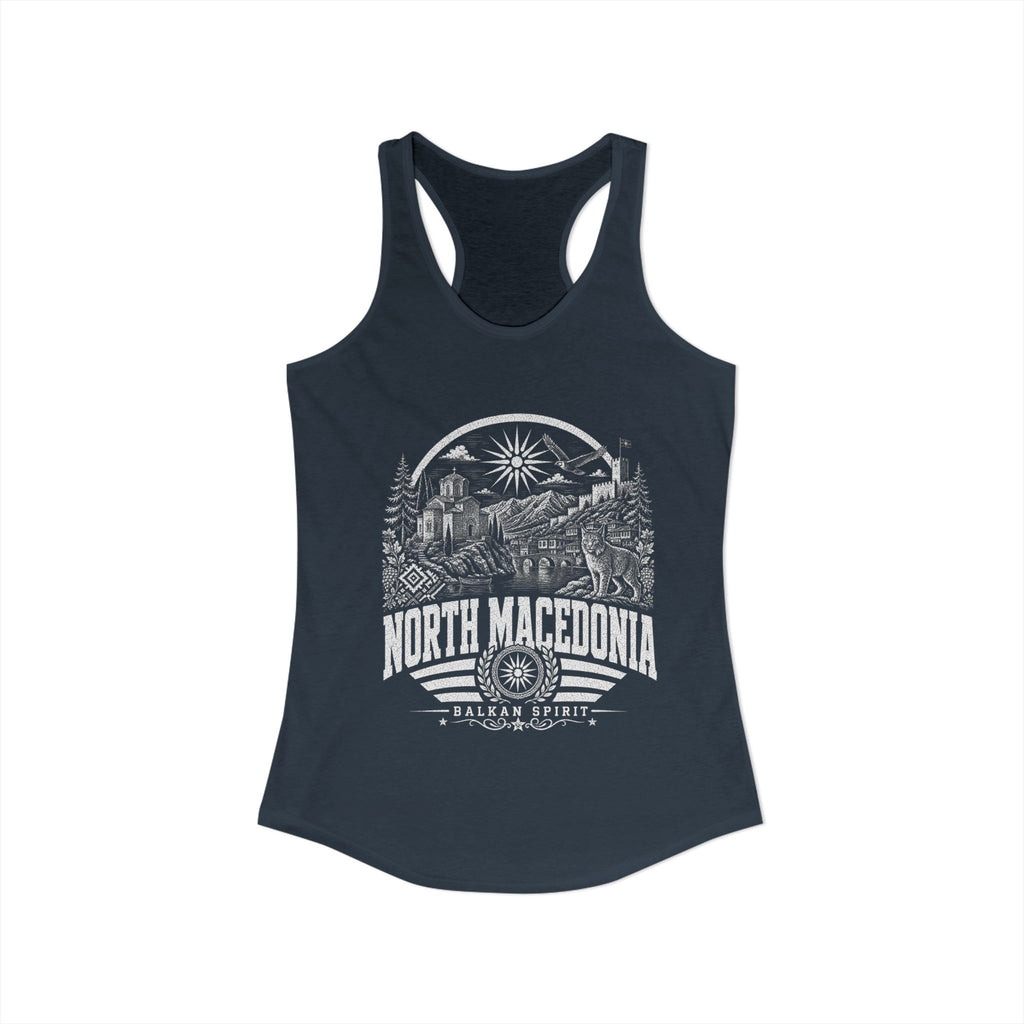 North Macedonia Balkan Spirit Women's Tank Top