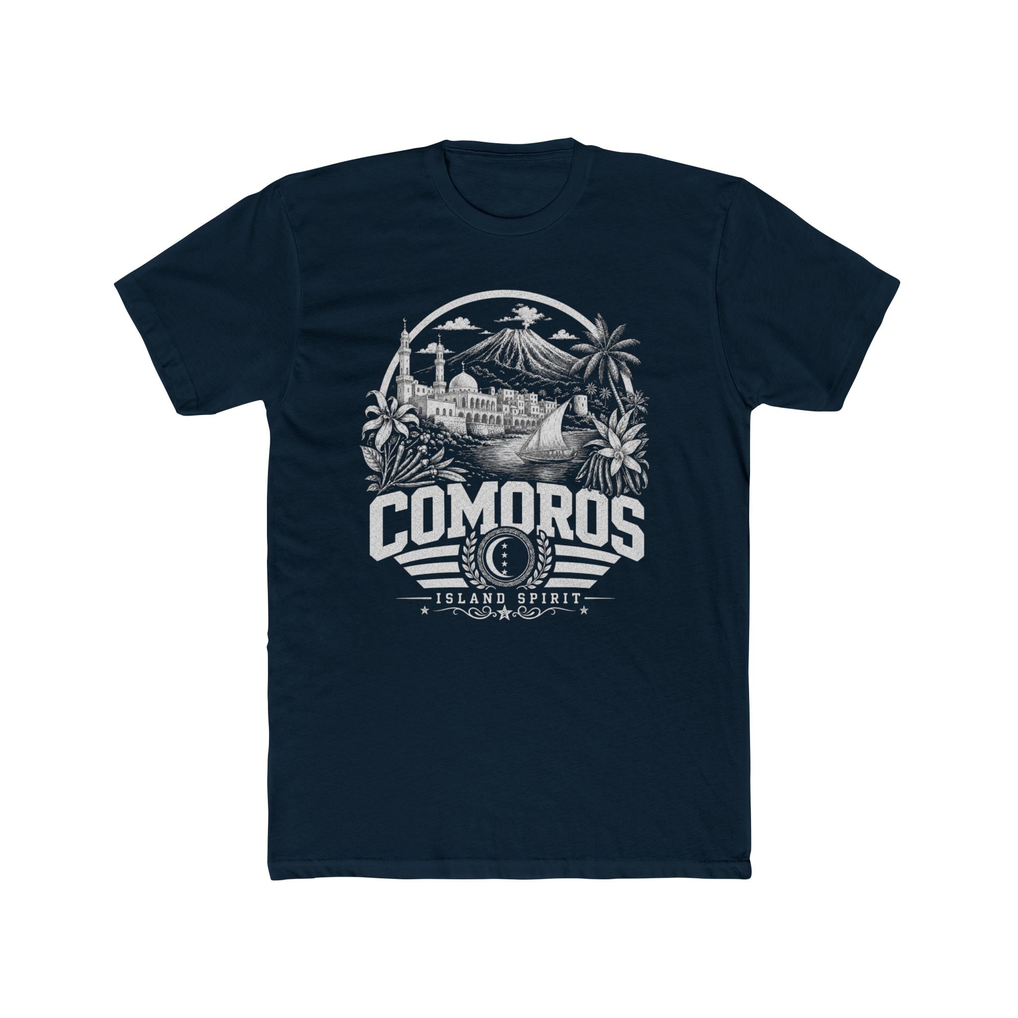 Camiseta Masculina Comoros Island Spirit