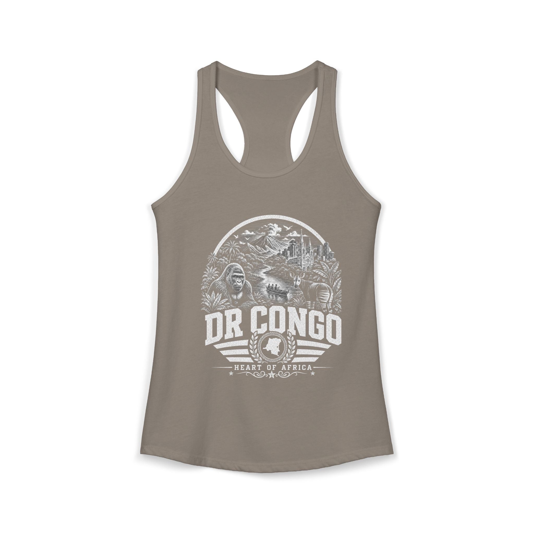 Democratic Republic of the Congo Heart of Africa Women's Tank Top