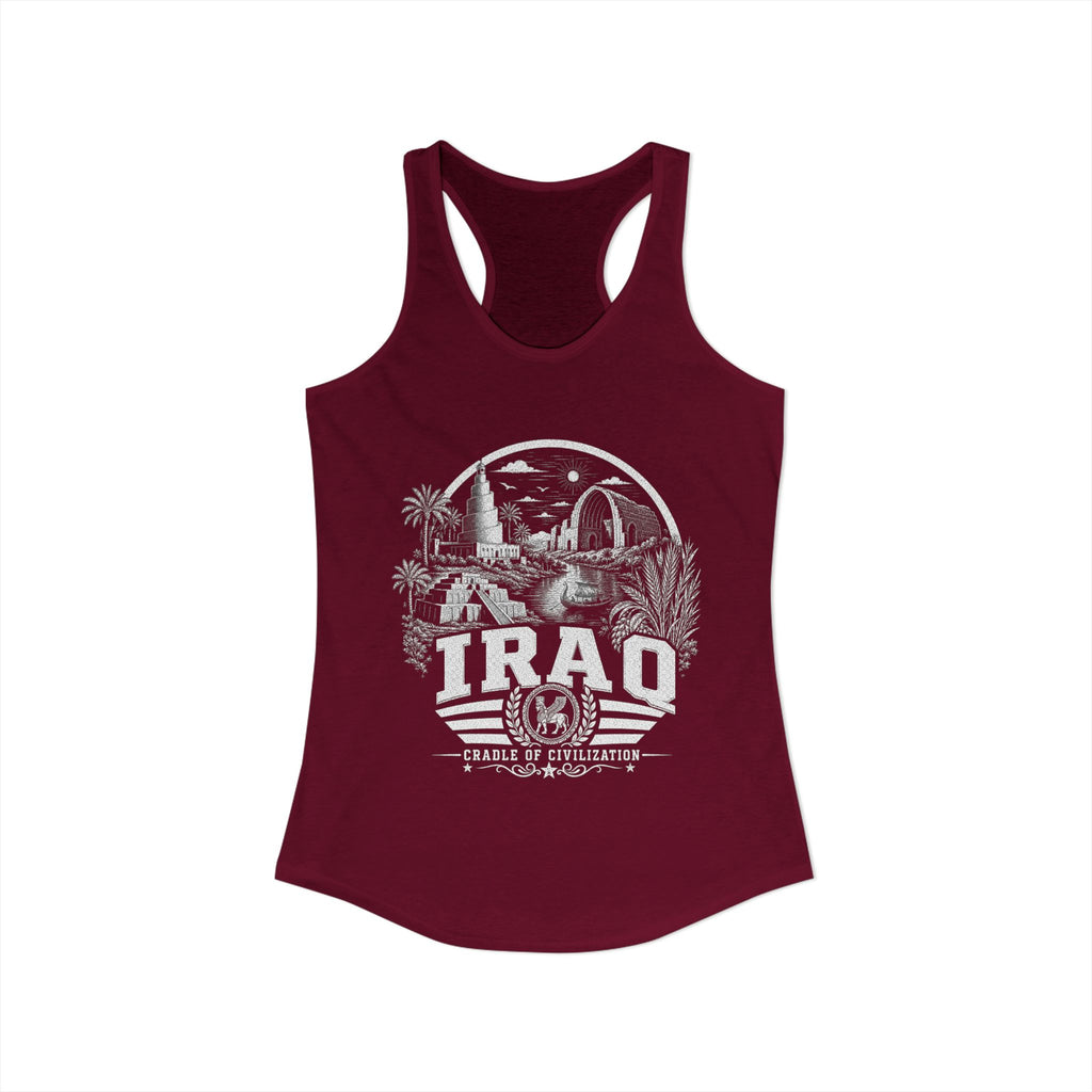 Camiseta sin mangas de mujer "Irak Cuna de la Civilización"