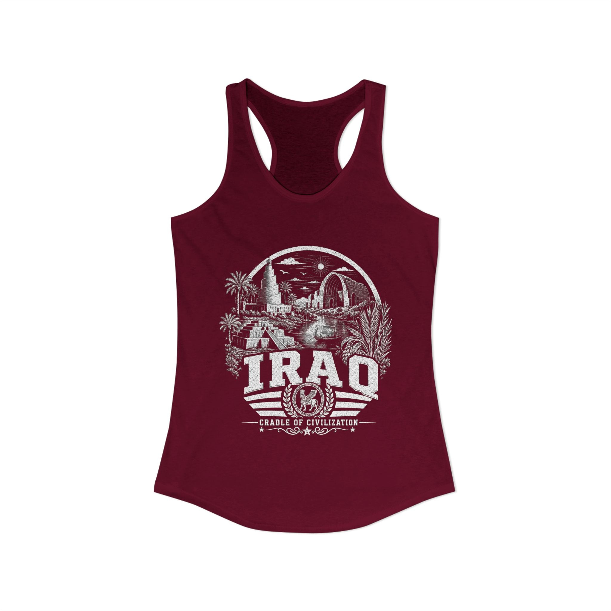 Camiseta sin mangas de mujer "Irak Cuna de la Civilización"