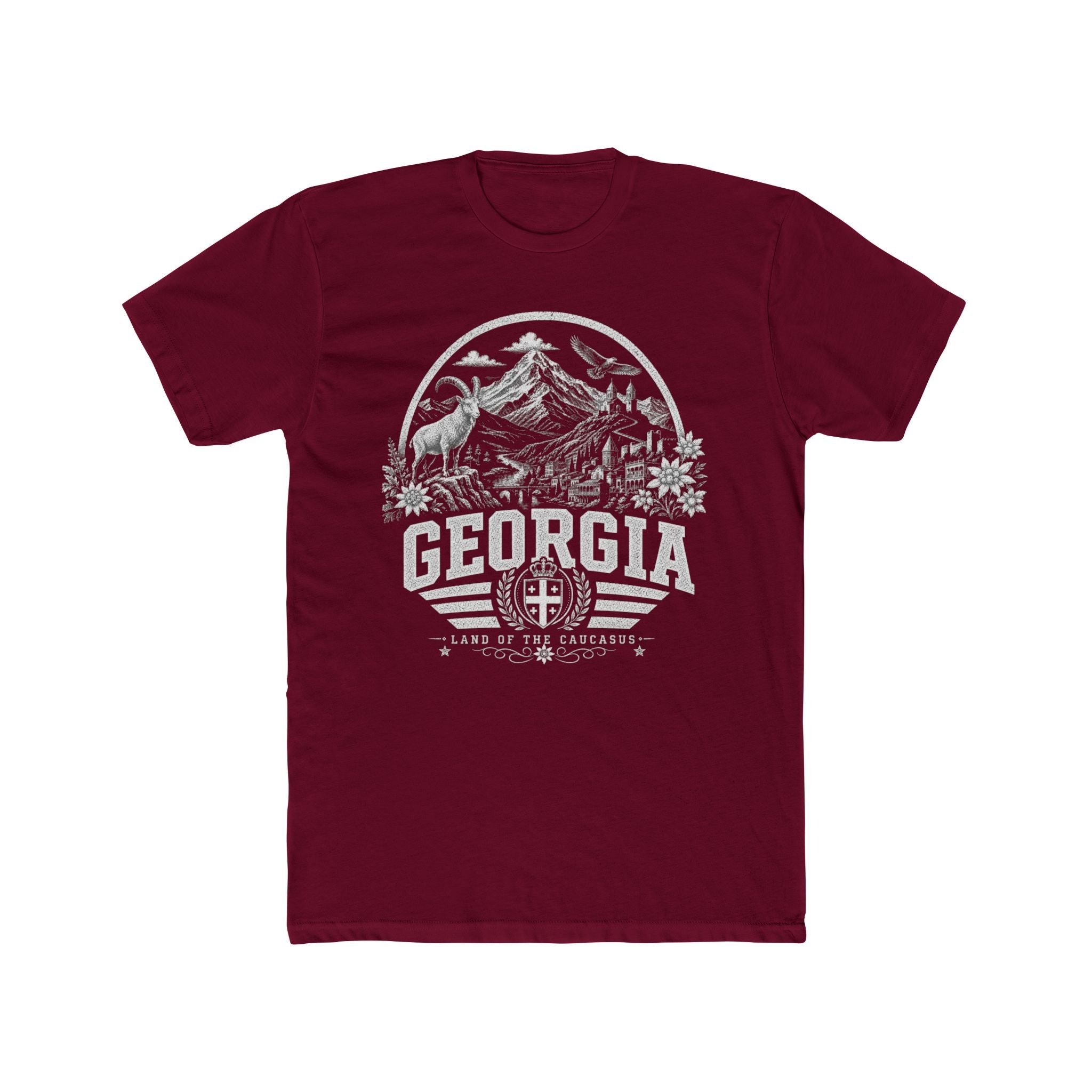 Georgia vintage landmarks men's tee — iconic landmark design | Nameshi Destinations (view 14)