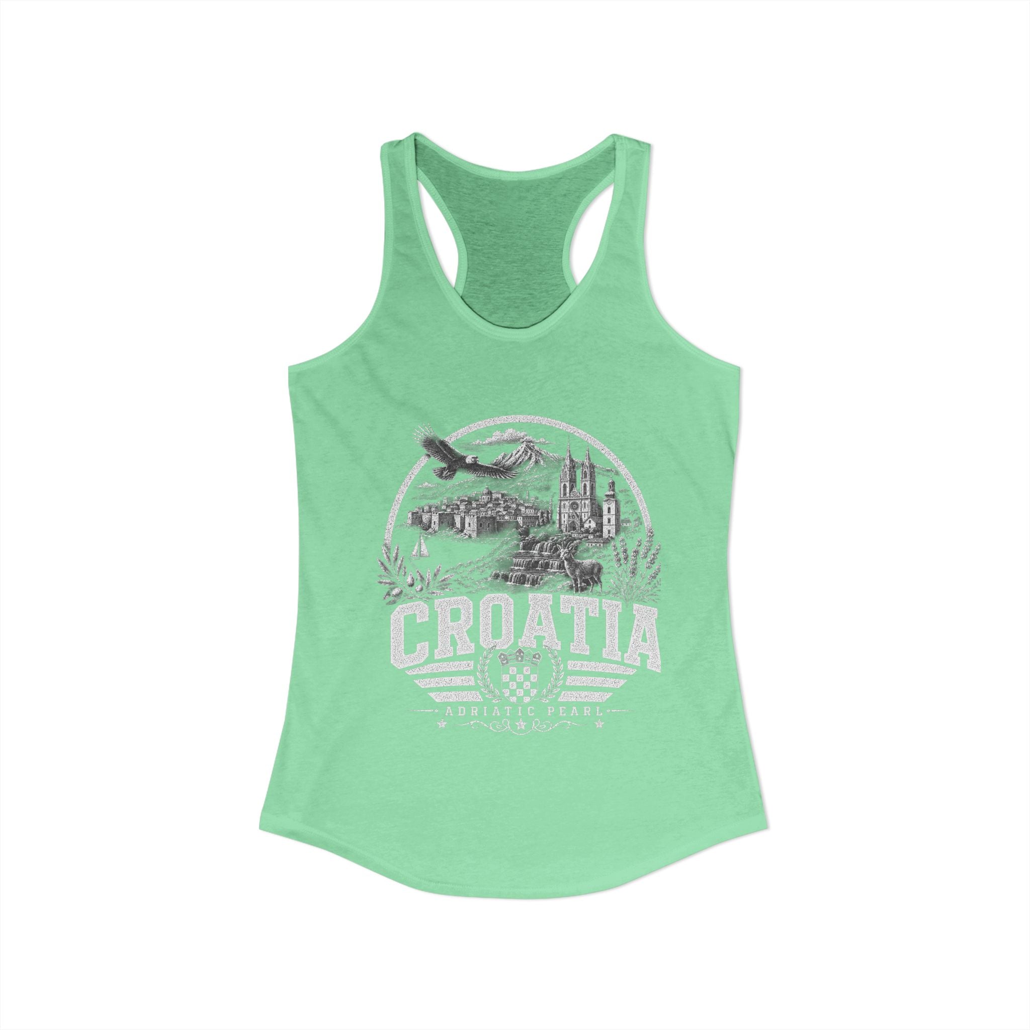 Croatia Adriatic Pearl Women's Tank Top