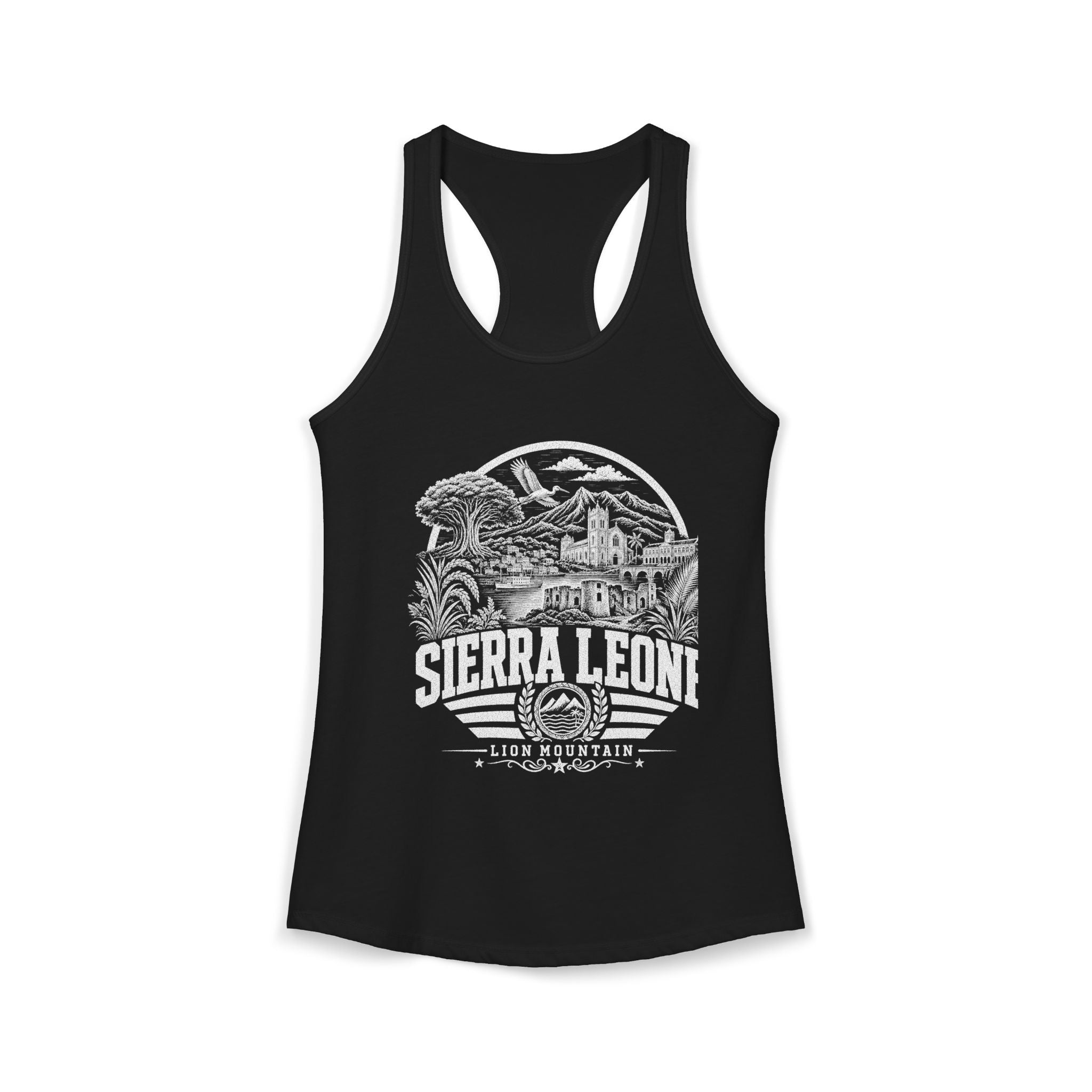 Sierra Leone Lion Mountain Women's Tank Top