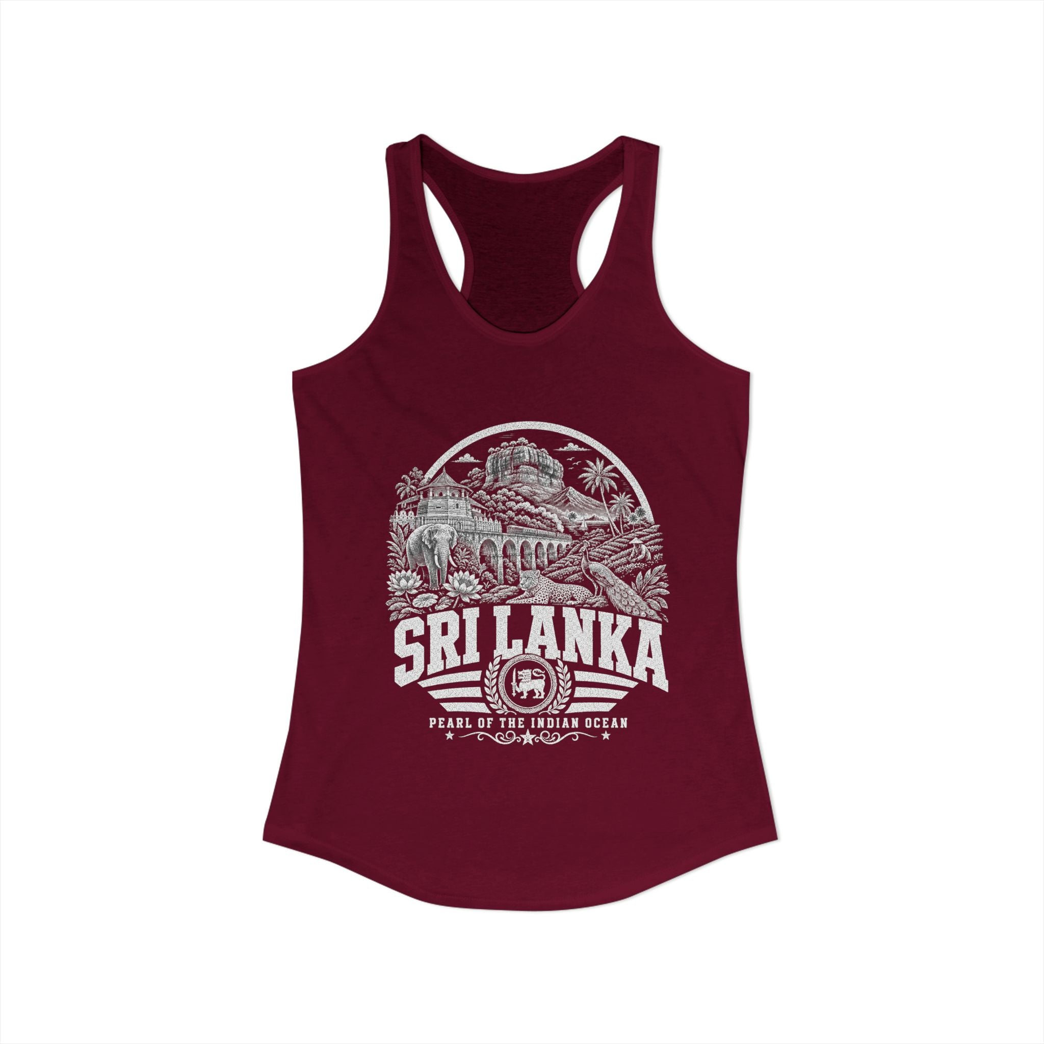 Sri Lanka Pearl of the Indian Ocean Women's Tank Top