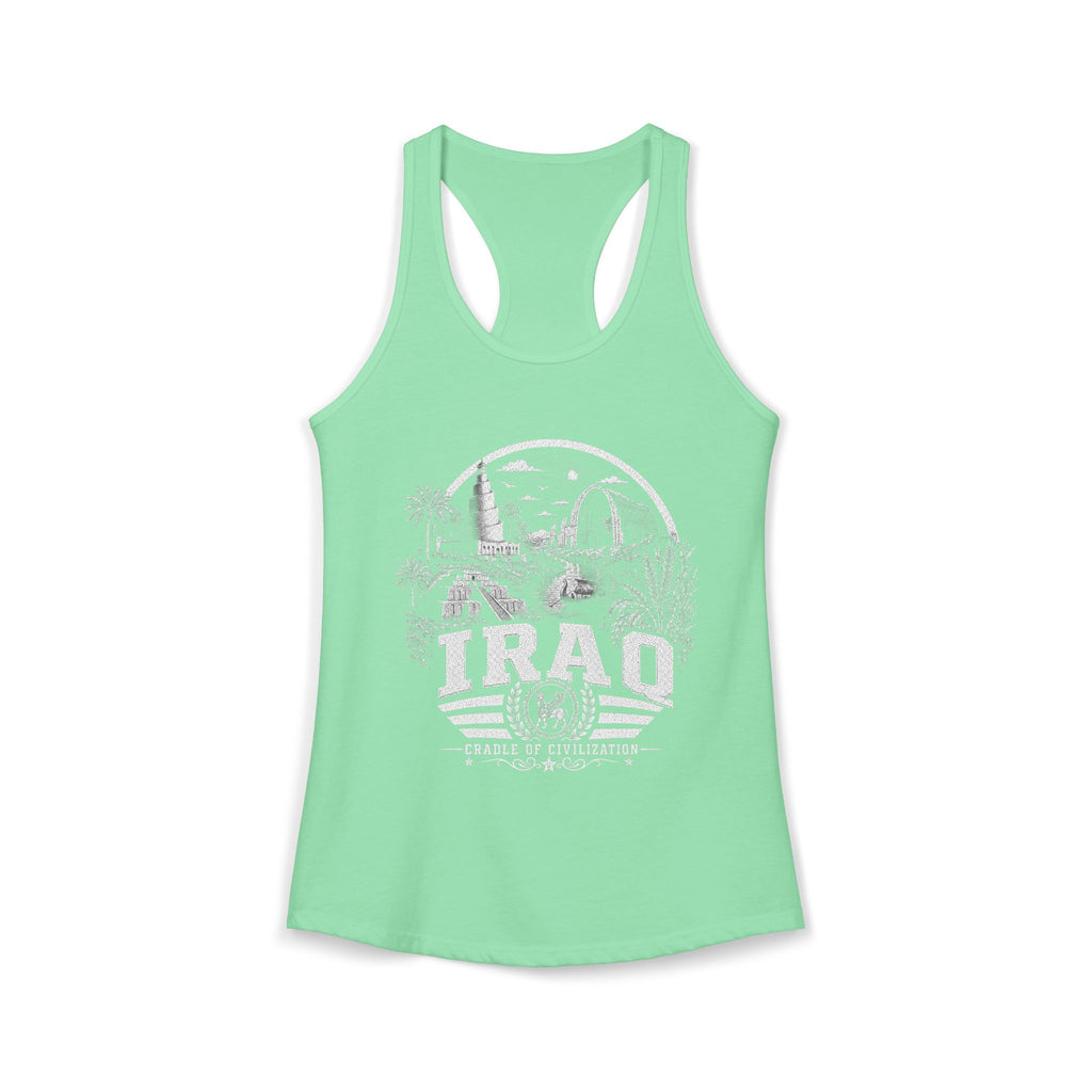 Camiseta sin mangas de mujer "Irak Cuna de la Civilización"