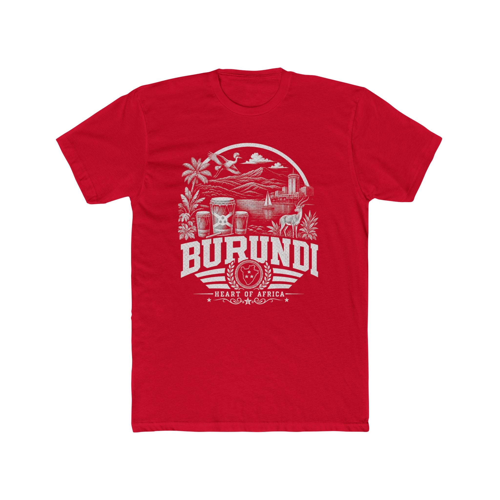 Burundi Heart of Africa Men's Tee