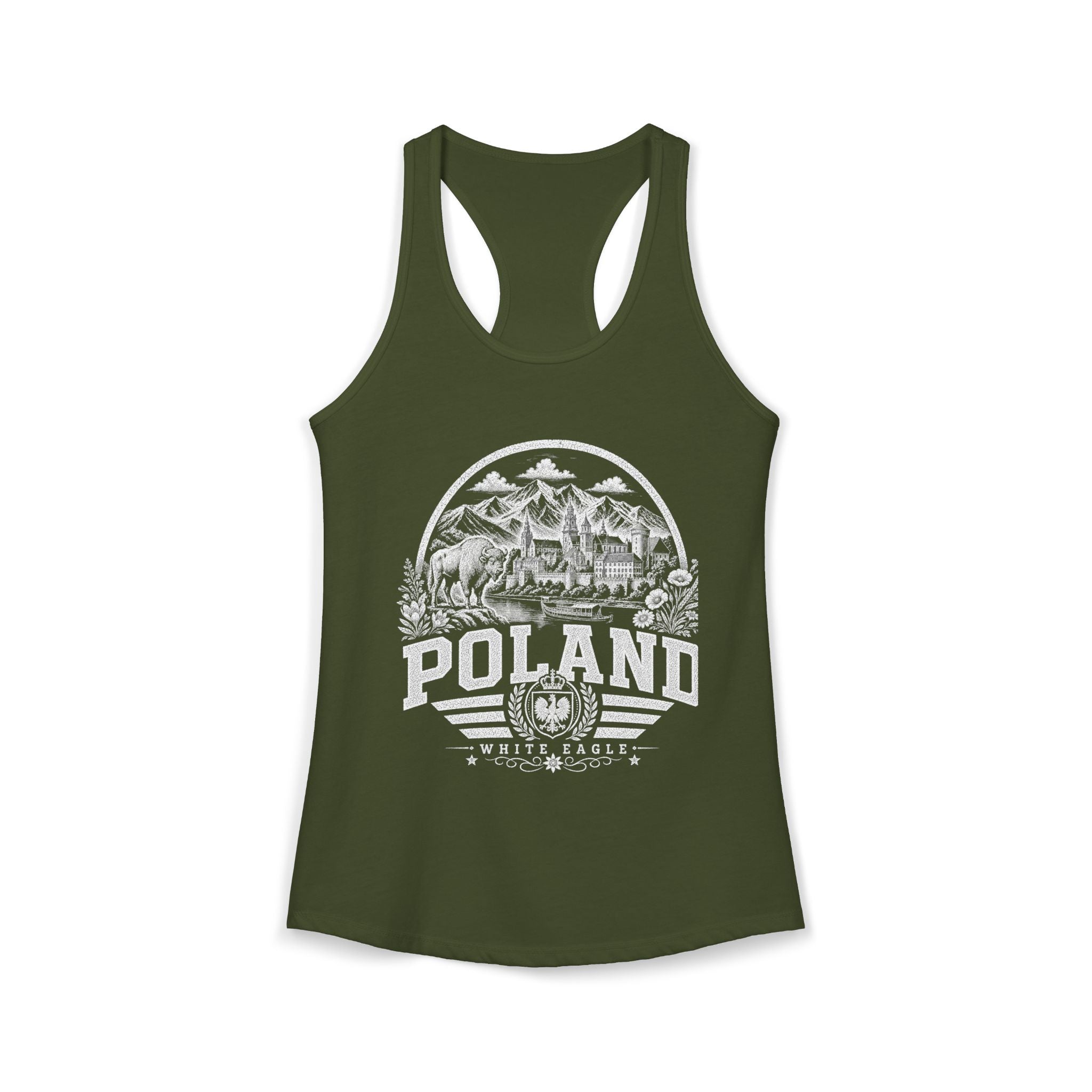 Poland White Eagle Women's Tank Top
