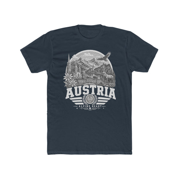 Austria Alpine Heart Men's Tee