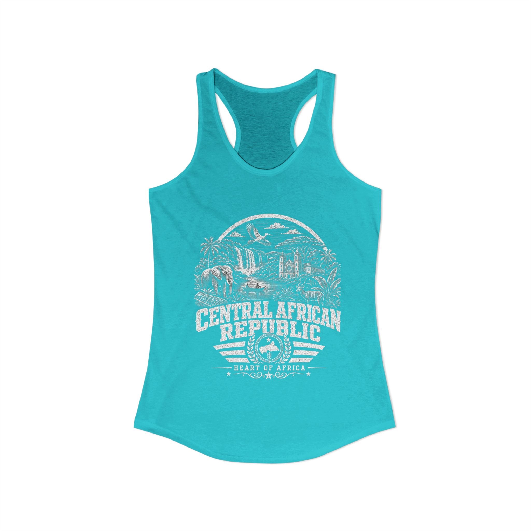 Central African Republic Heart of Africa Women's Tank Top