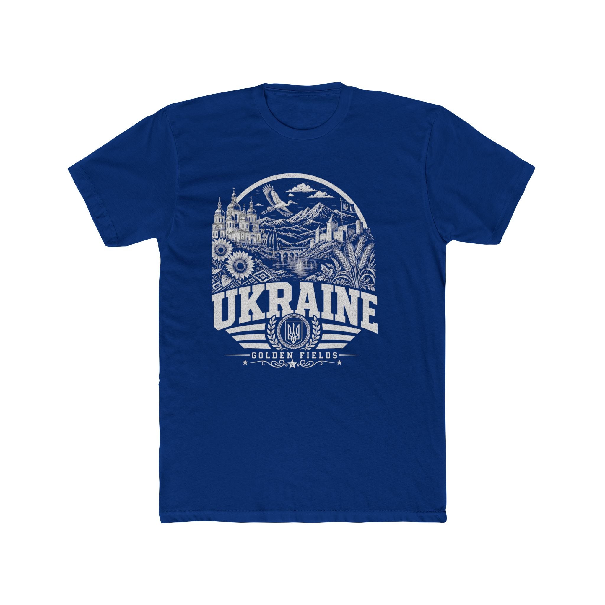 Ukraine vintage landmarks men's tee — iconic landmark design | Nameshi Destinations (view 11)