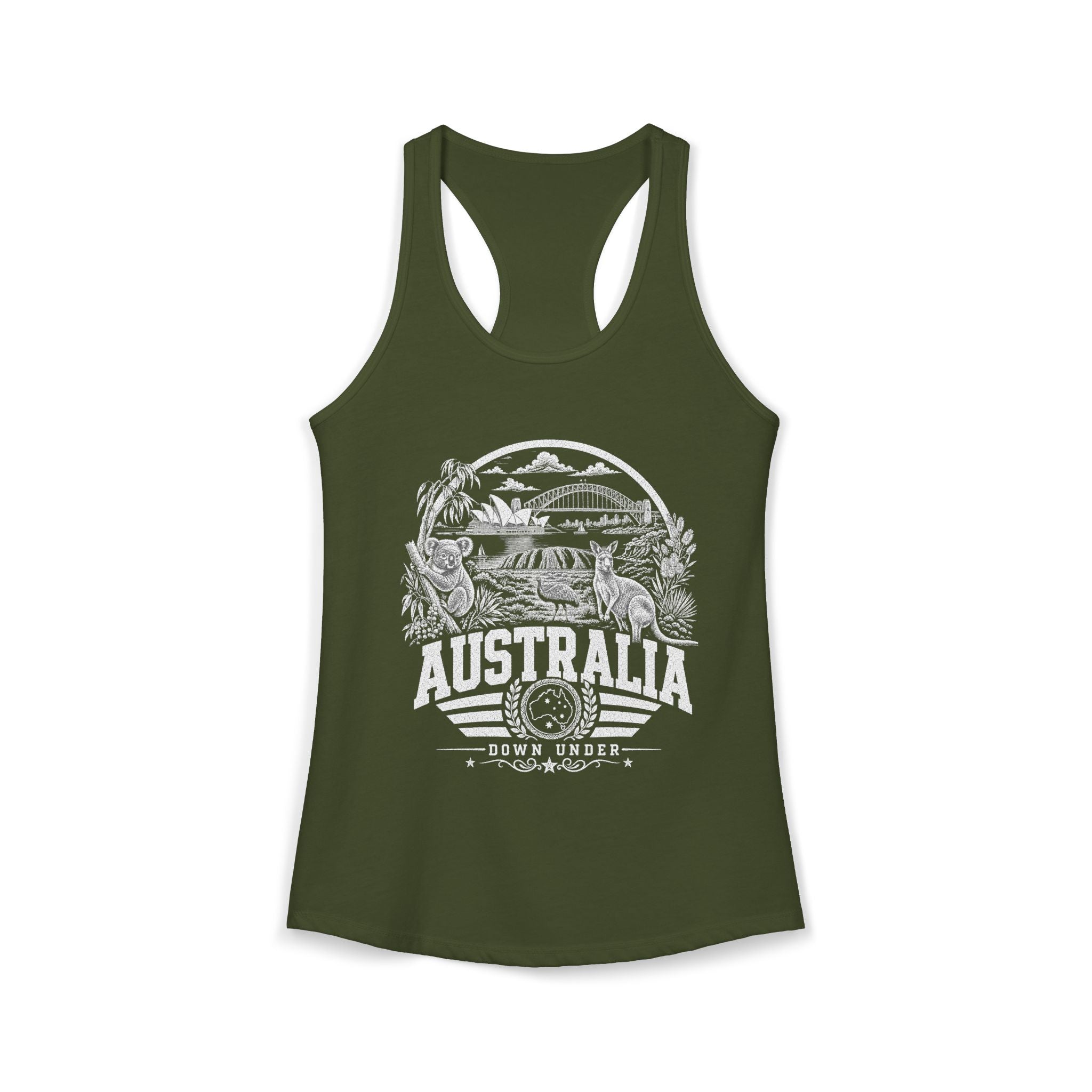 Australia Down Under Women's Tank Top