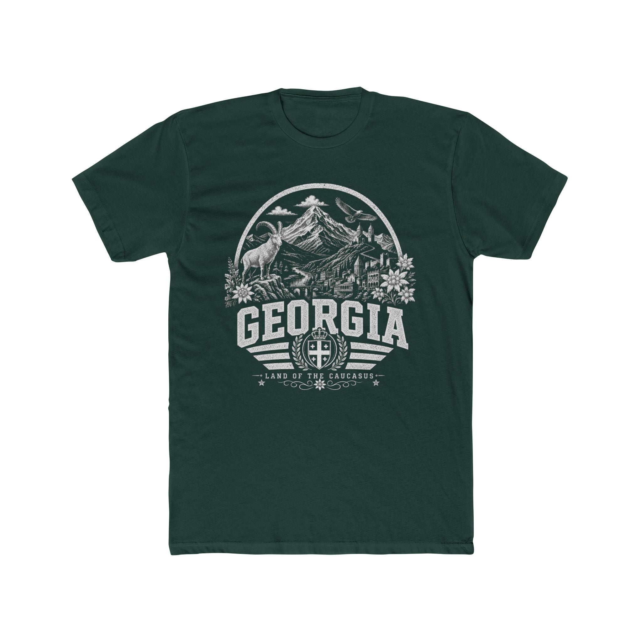 Georgia vintage landmarks men's tee — iconic landmark design | Nameshi Destinations (view 7)