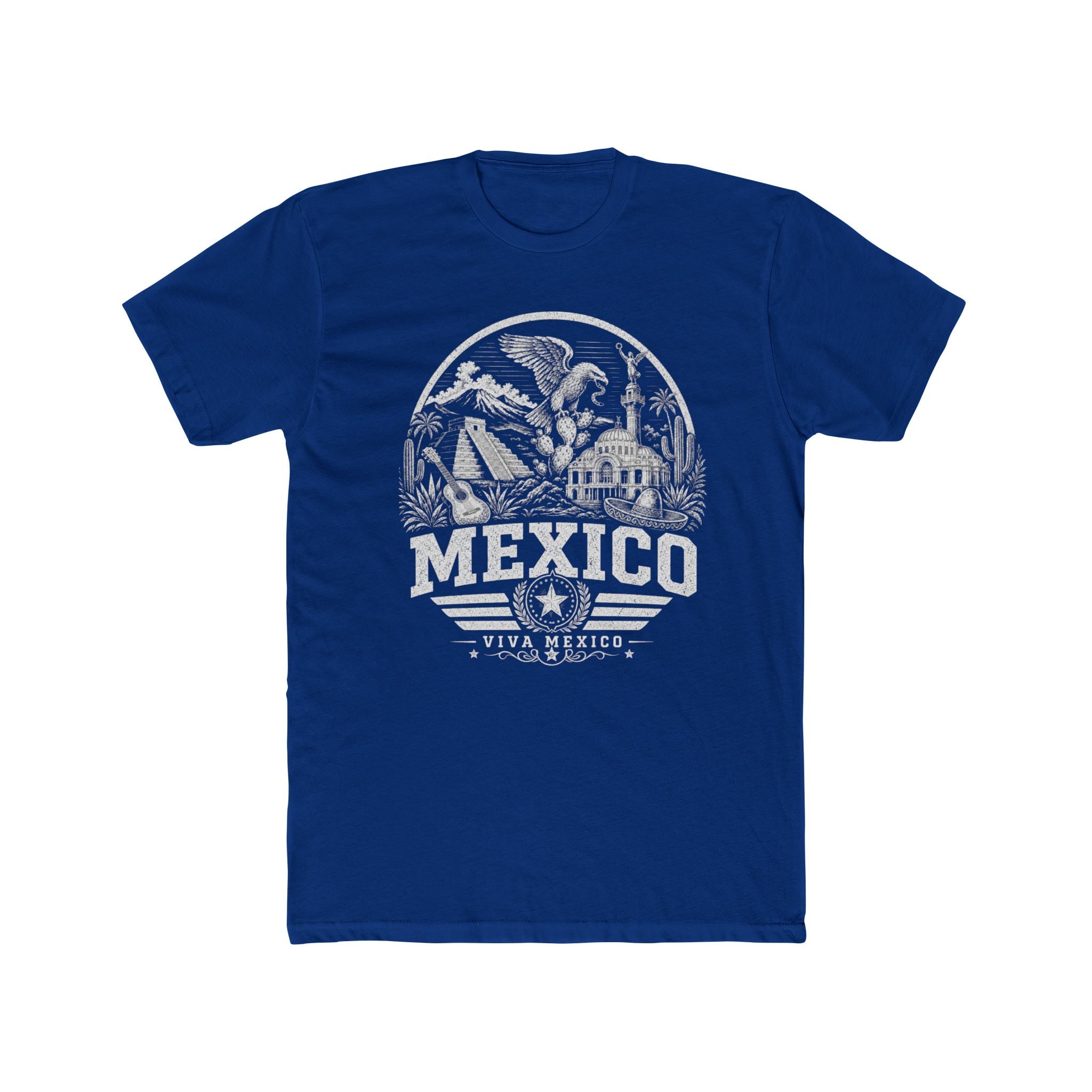 Mexico vintage landmarks men's tee — iconic landmark design | Nameshi Destinations (view 11)