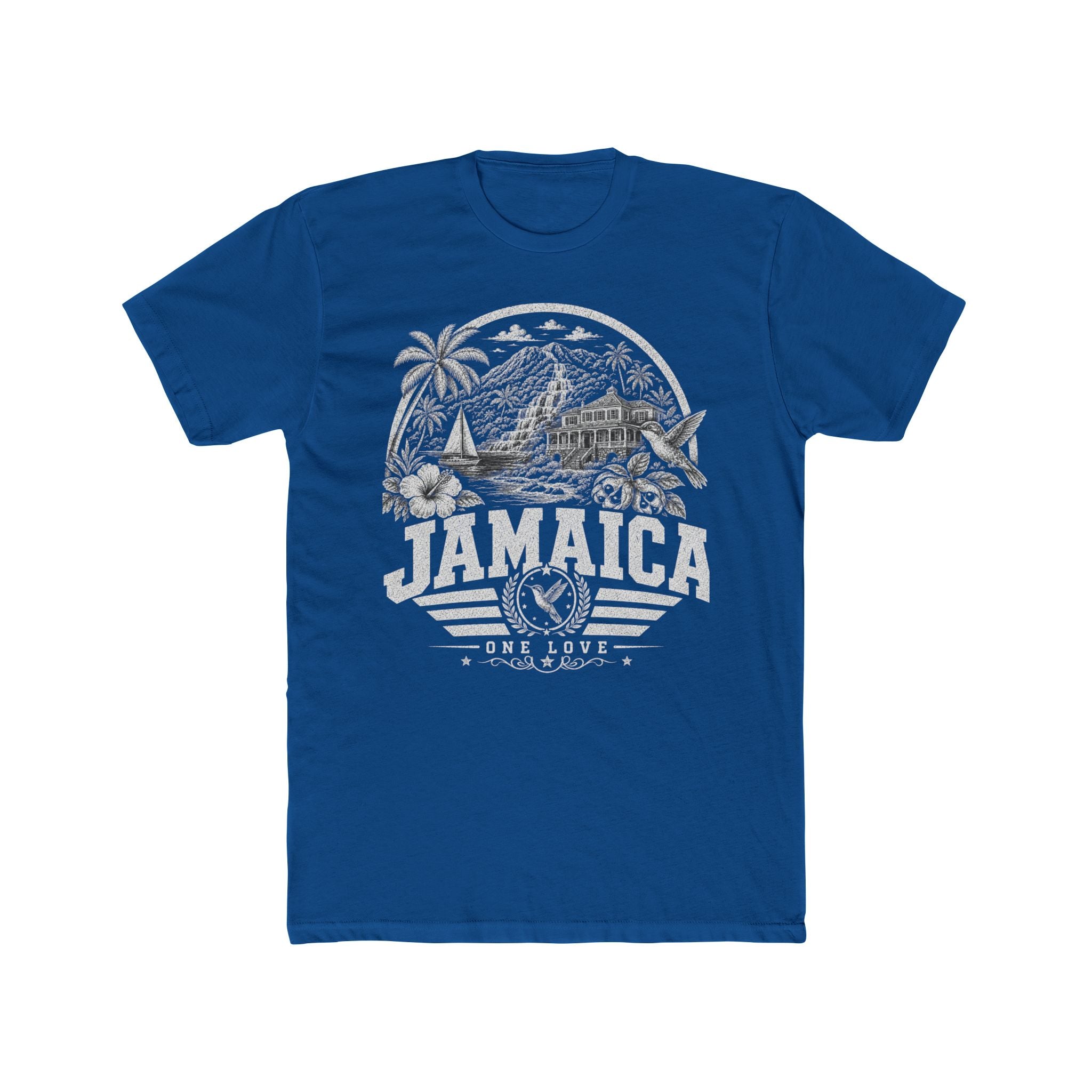 Jamaica vintage landmarks men's tee — iconic landmark design | Nameshi Destinations (view 10)