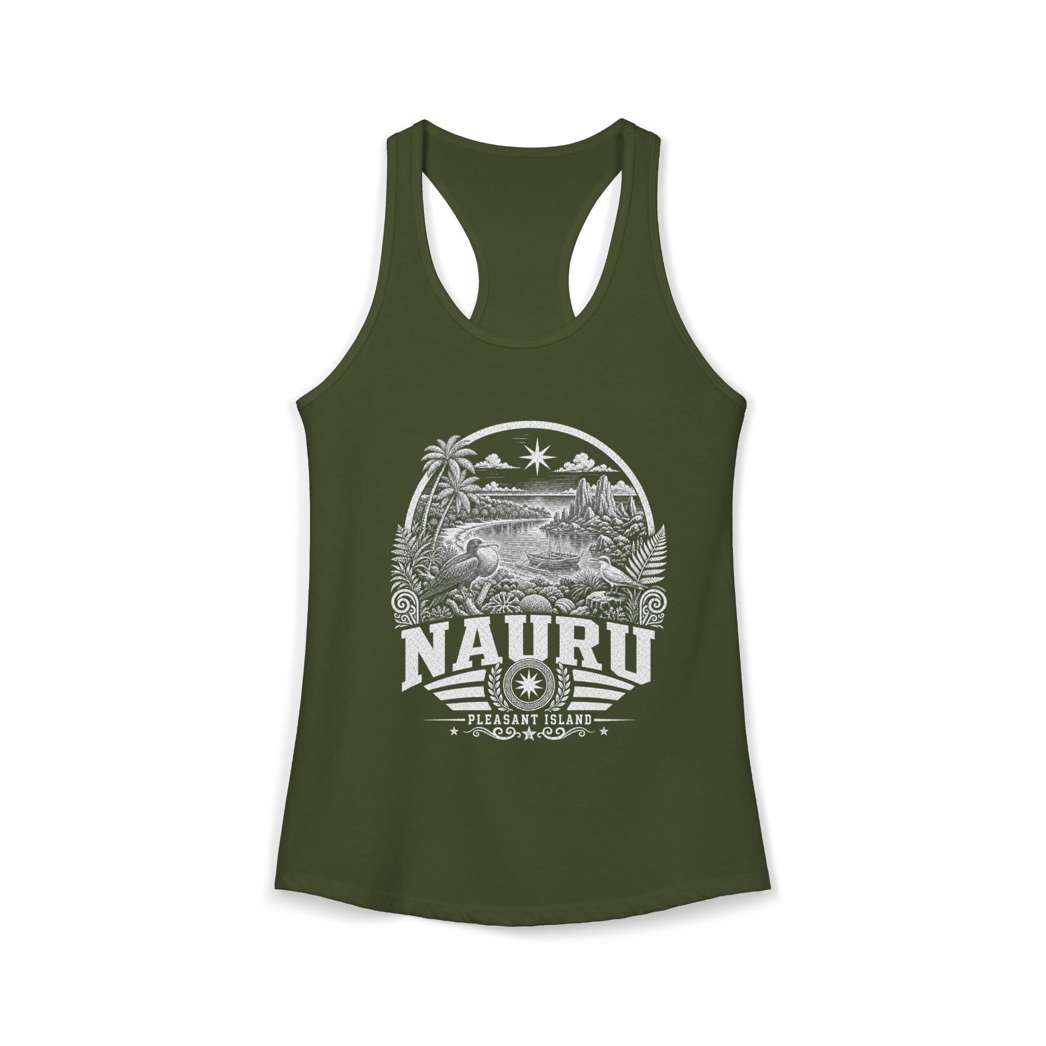 Nauru Pleasant Island Women's Tank Top
