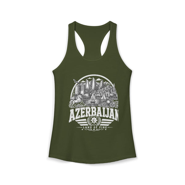 Azerbaijan Land of Fire Women's Tank Top