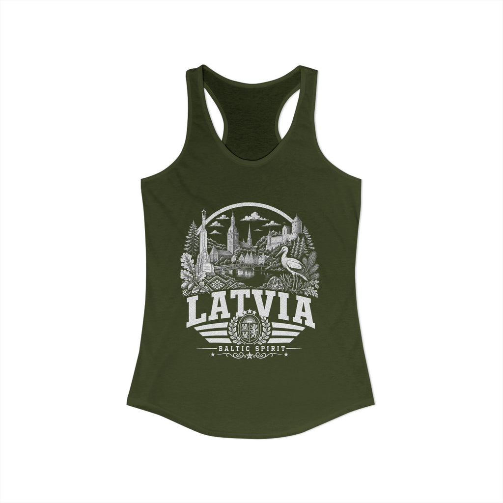 Latvia Baltic Spirit Women's Tank Top