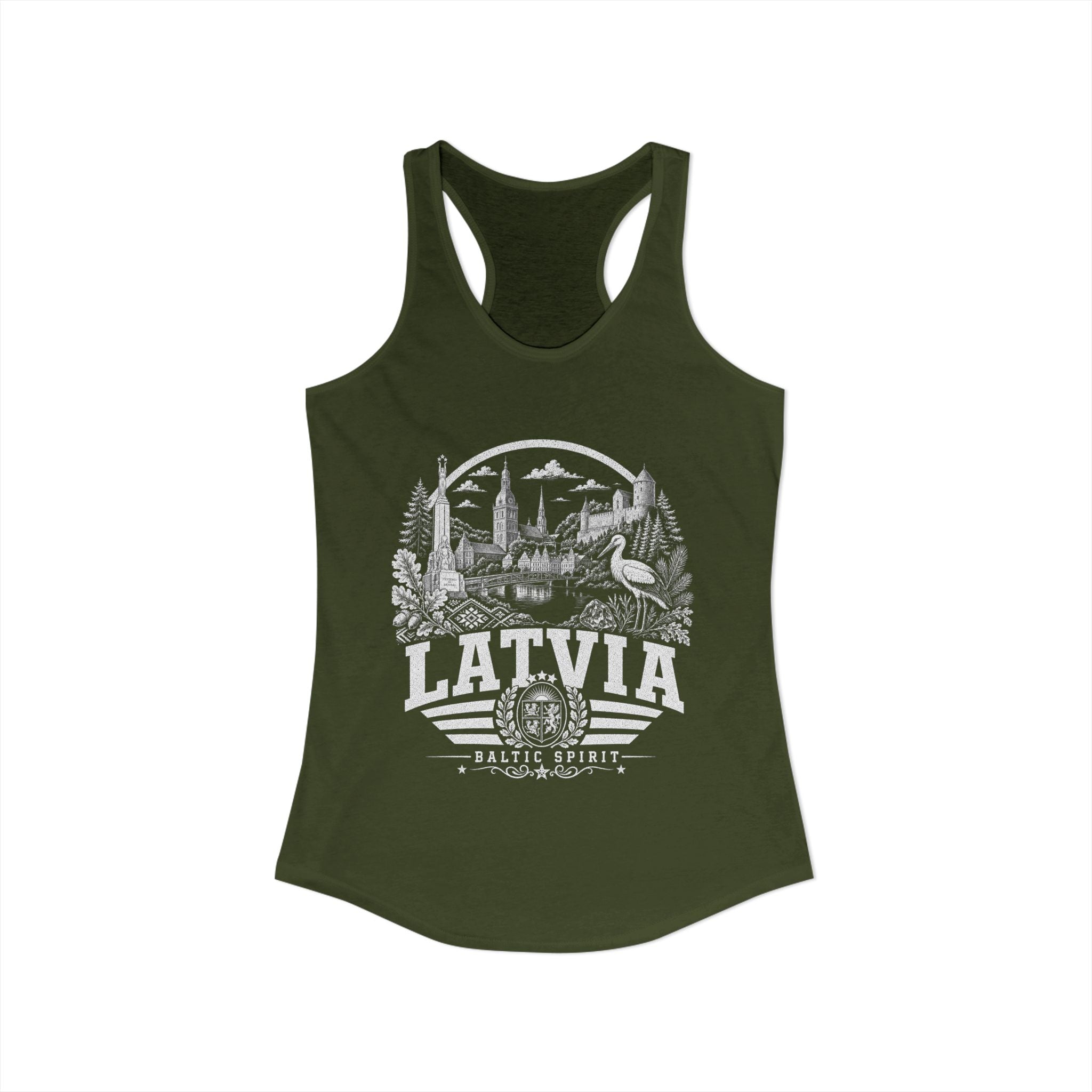 Latvia Baltic Spirit Women's Tank Top
